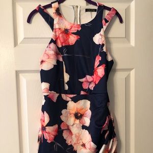 Silk floral dress